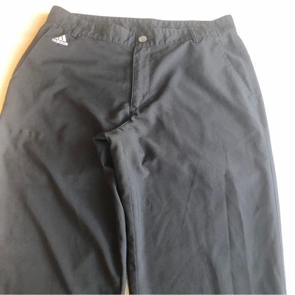 Adidas Climalite Men’s Size 32/32 Black Flat Front Golf Hiking Pants Dri-Fit - Picture 14 of 14
